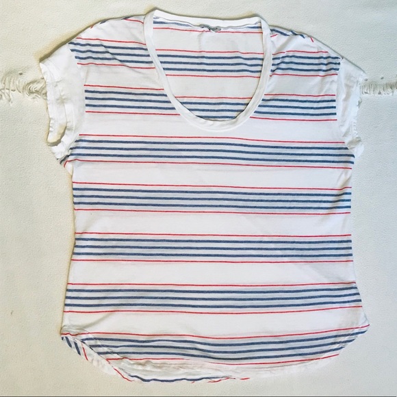 SPLENDID STRIPED CASUAL TOP - Picture 2 of 5